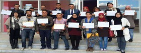UNFPA Tunisia: Tunisian Students celebrating the World AIDS Day
